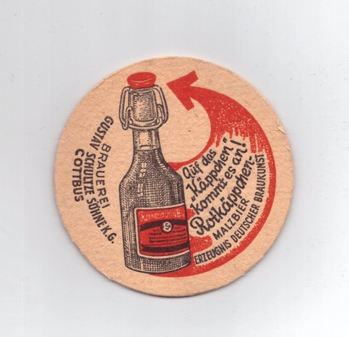 Bierdeckel brauerei schultze - bierdeckel,