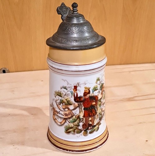 Bierkrug steingut mit - steingut,