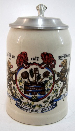 Bierkrug bierseidel hopfen - ",