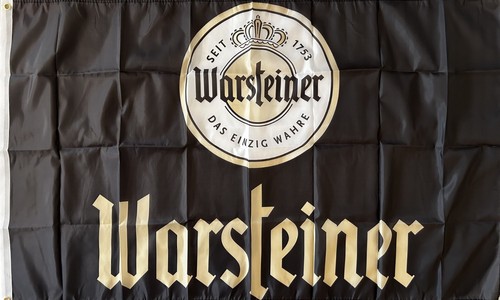 Warsteiner fahne bier - warsteiner, pilsener