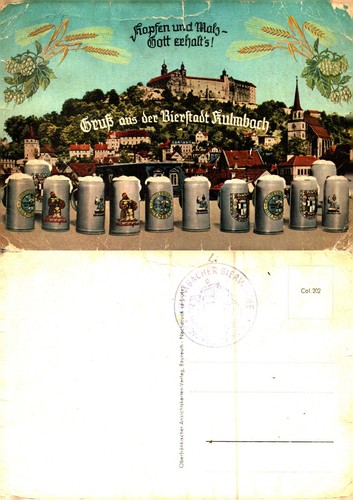 Antike ansichtskarte kulmbach - antike,