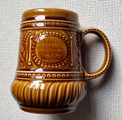 Ddr keramik bierkrug - keramik,