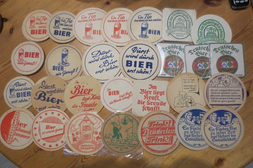 Alter bierdeckel brauerei - alter,